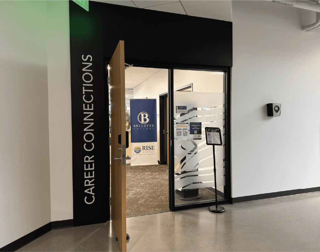 a photo of the center for career connection's office