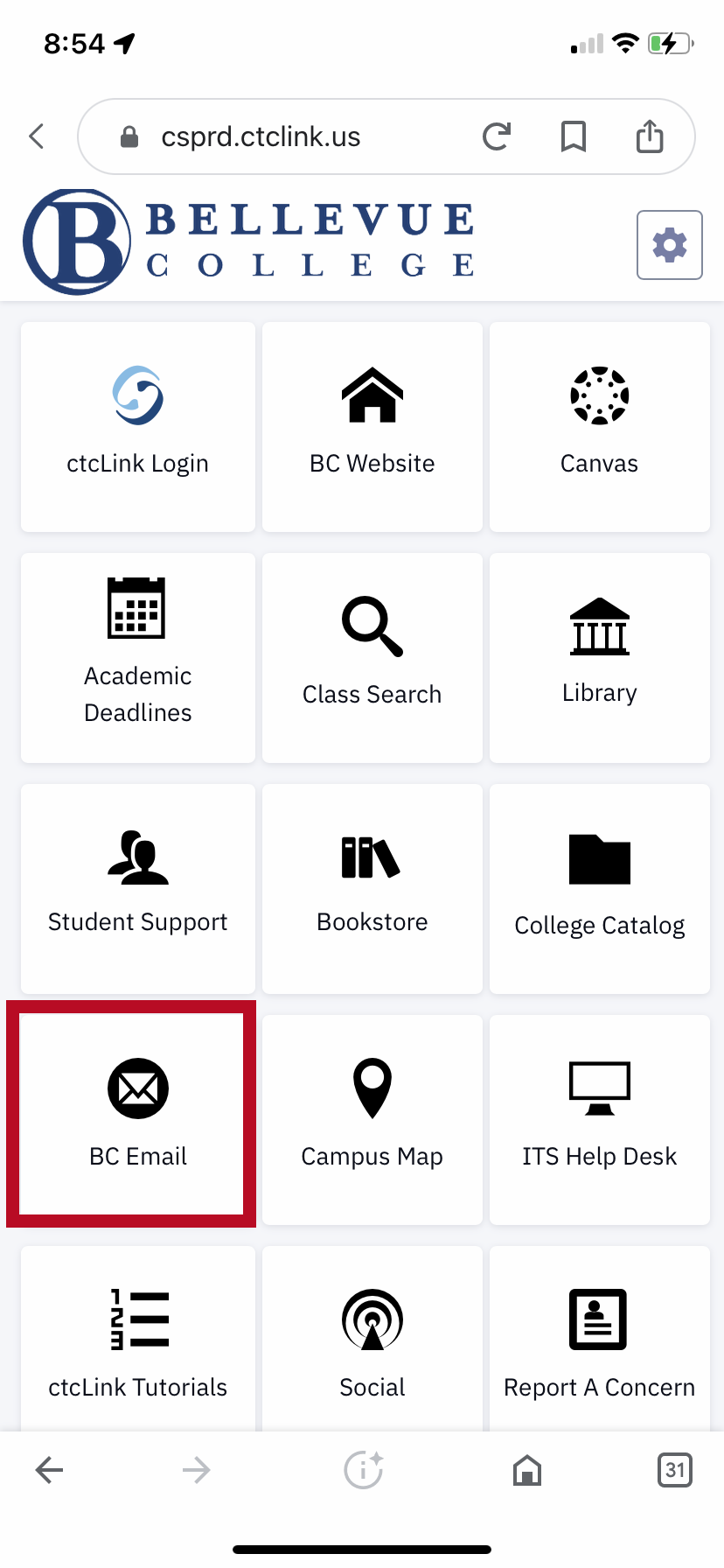 Create NetID (BC Email Address) ctcLink at BC