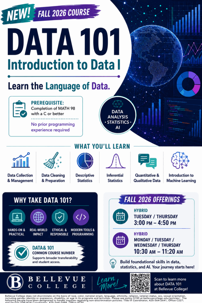 DATA 101 Promotional Flyer