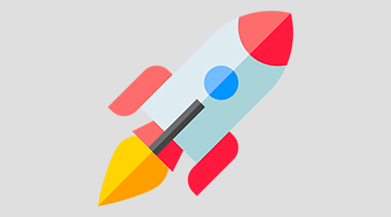 icon of rocket launching
