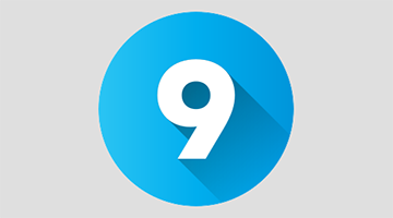 number 9 icon