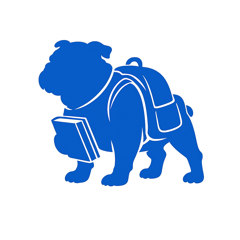 Bulldog Ready for Class