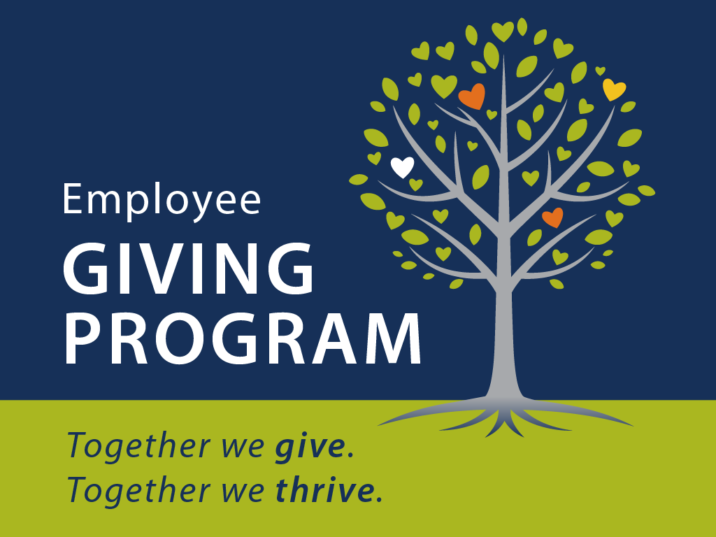 Employee Giving Logo and image tree