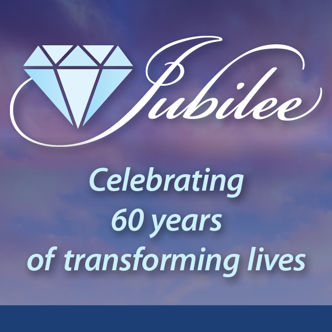 Diamond Jubilee event logo "Celebrating 60 years transforming lives"