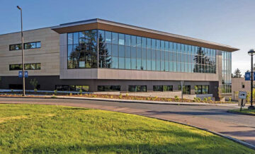 U Building exterior. The Internship Office is on the third floor of this building.