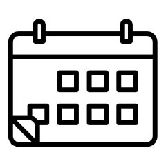 Drawing of calendar