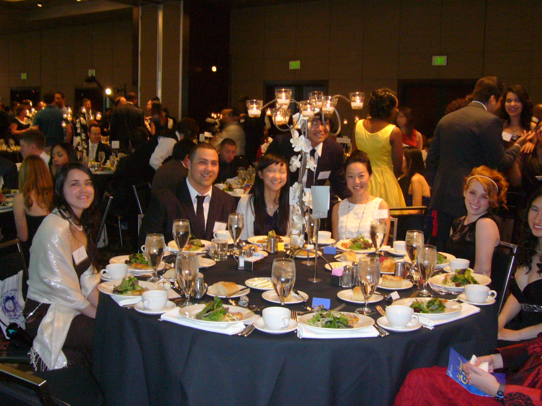 Students at Gala Dinner