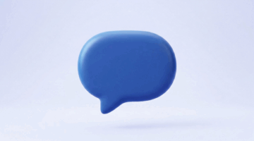 3D blue chat bubble icon representing the NW XR EDU community discussion space on Discord.