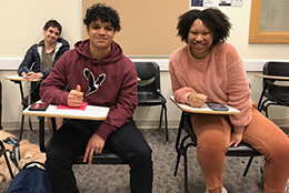 Students attend an OLS class.
