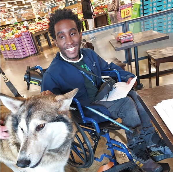 An OLS student learns about personal finance at the grocery store.