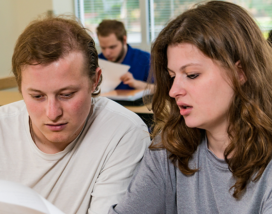 OLS students in class.