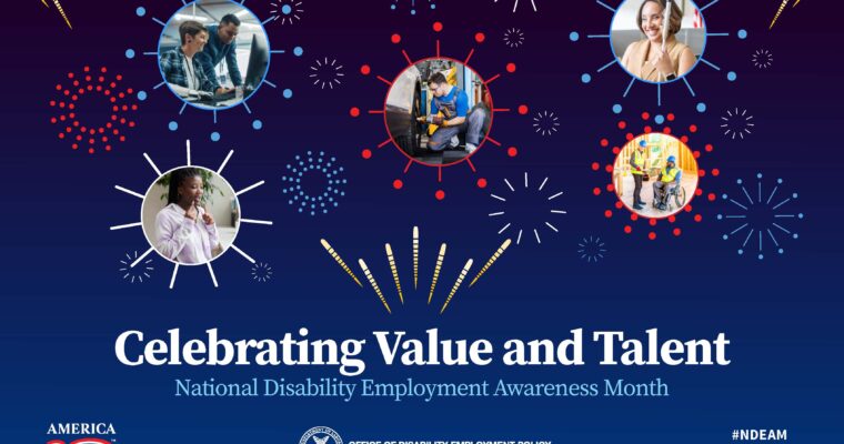 National Disability Employment Awareness Month poster