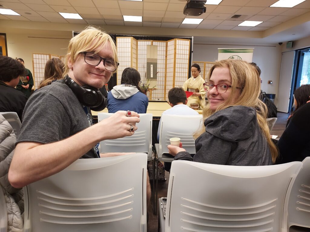 OLS students attend a BC Japan Week workshop