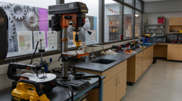 The MakerSpace and its power tools