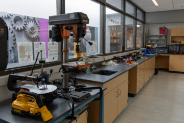 The MakerSpace and its power tools