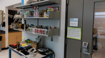 The Arts & Crafts section of the MakerSpace.