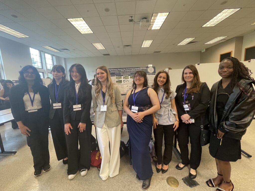 Members of the BC Biology Club present at the UW Undergraduate Research Symposium, 2026.