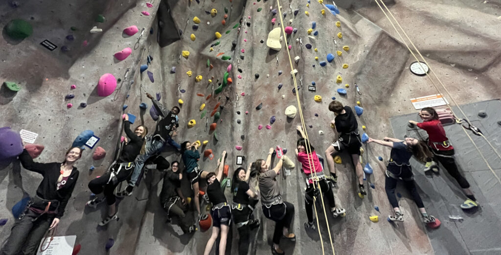 Learning Indoor Rock Climbing at Redmond Vertical World