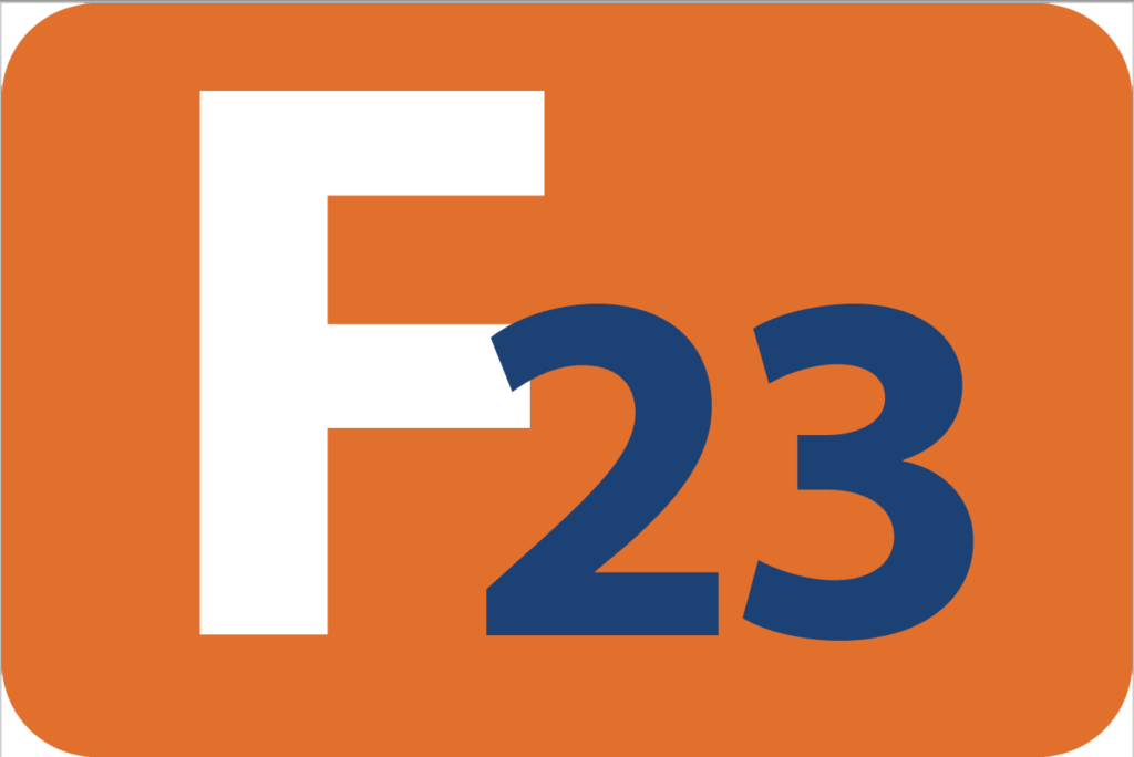 F23 Fall 23 sticker