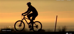 Biking at the Wild Horse Wind Farm