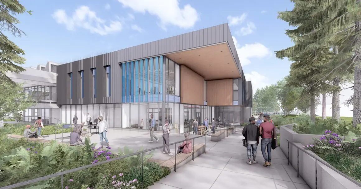 W-Building Promenade Rendering