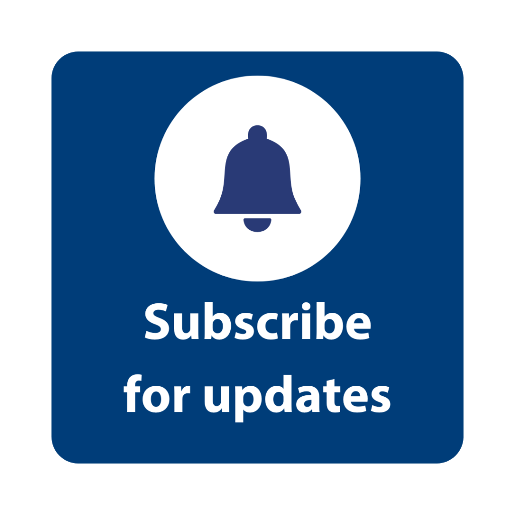 Subscribe for updates button