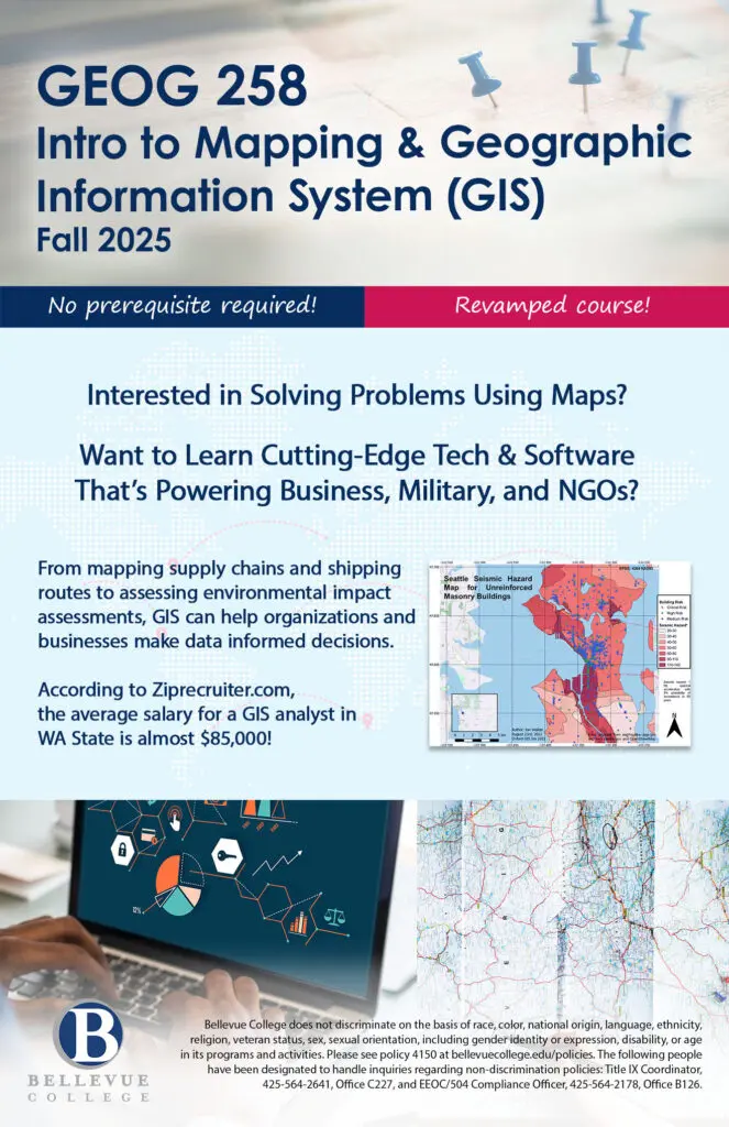 GEOG 258 Intro to Mapping & Geographic Information System (GIS) Poster
