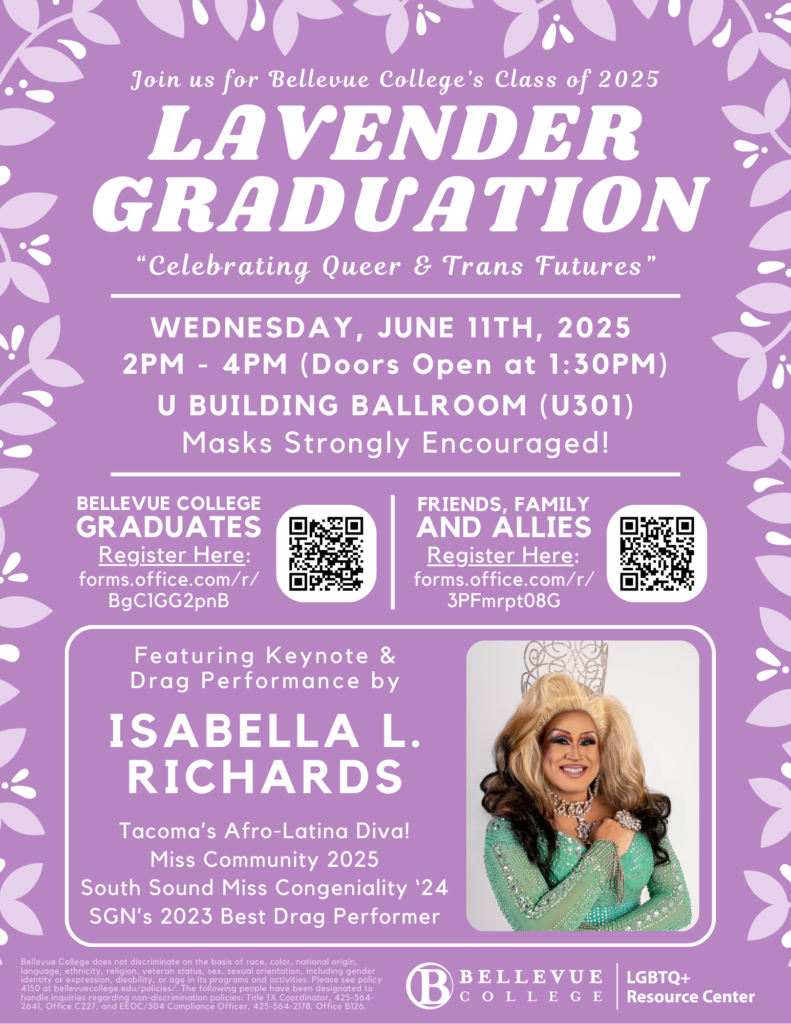 Poster for Lavender Graduation 2025