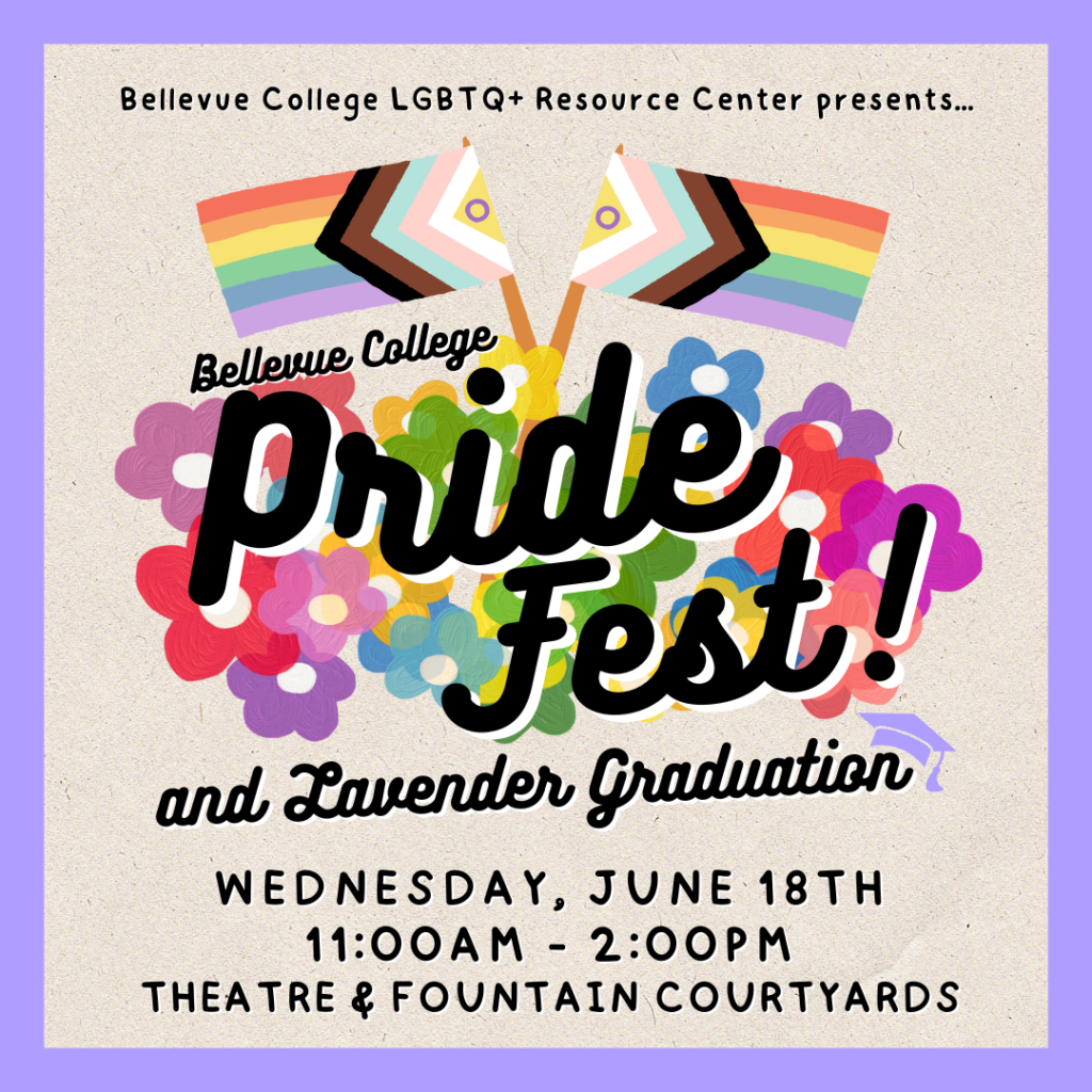 Advertisement for Pride Fest and Lavender Graduation