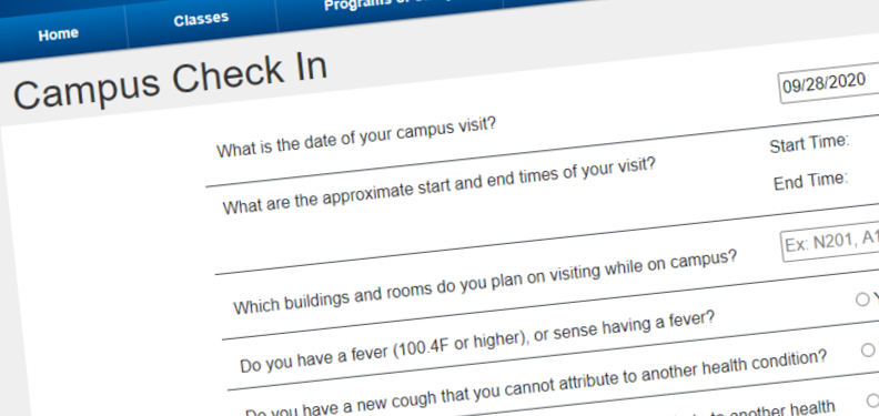 Campus check in