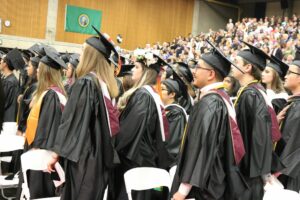 Graduates at the 2018 Commencement Ceremony