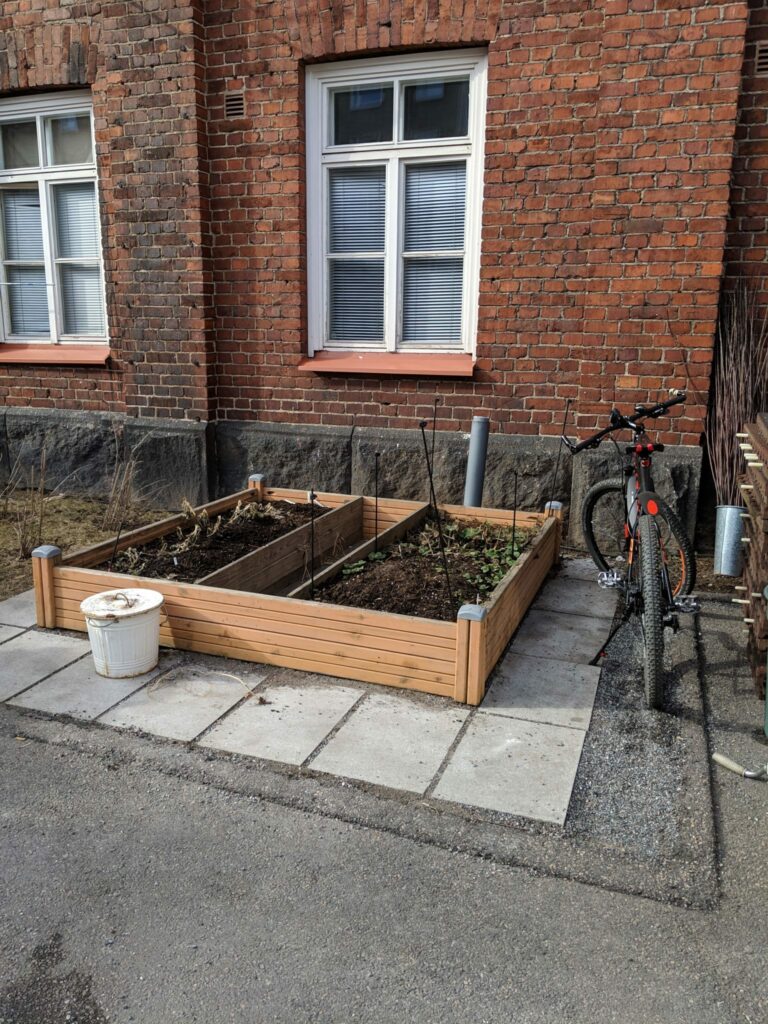 Exterior garden space