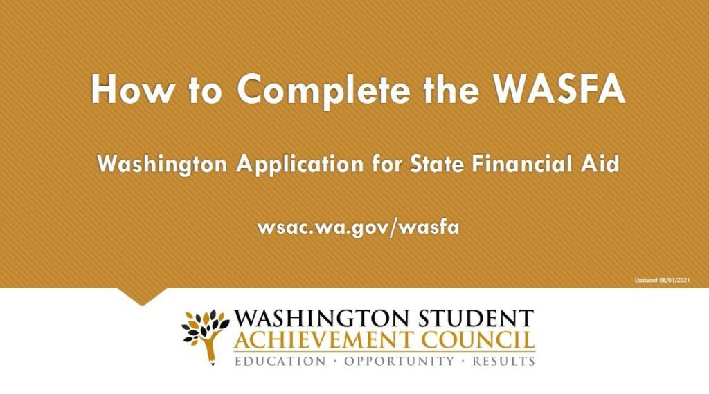 WASFA Instructions