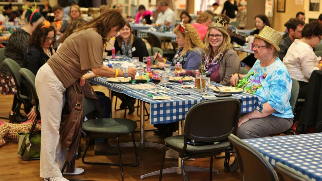 The BC Libray Media Center staff participated as a group