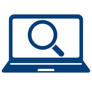 Icon for computer search.