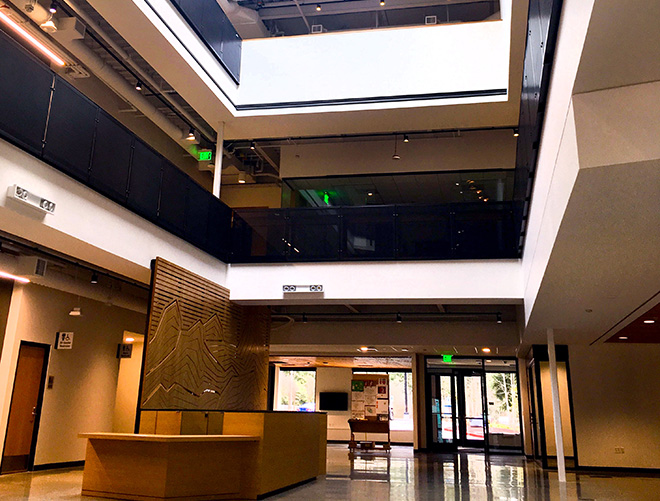 Interior of BC's Student Success Center.