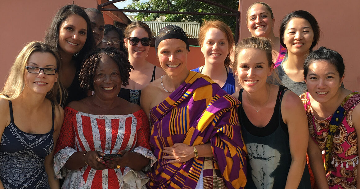 Study Abroad students pose together.