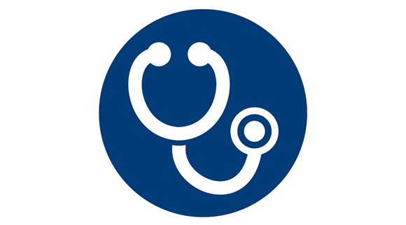 Icon of a stethoscope.