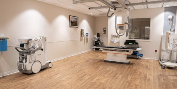 X-ray room.
