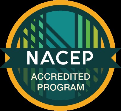 Image of the NACEP (National Alliance of Concurrent Enrollment Partnerships) accreditation symbol