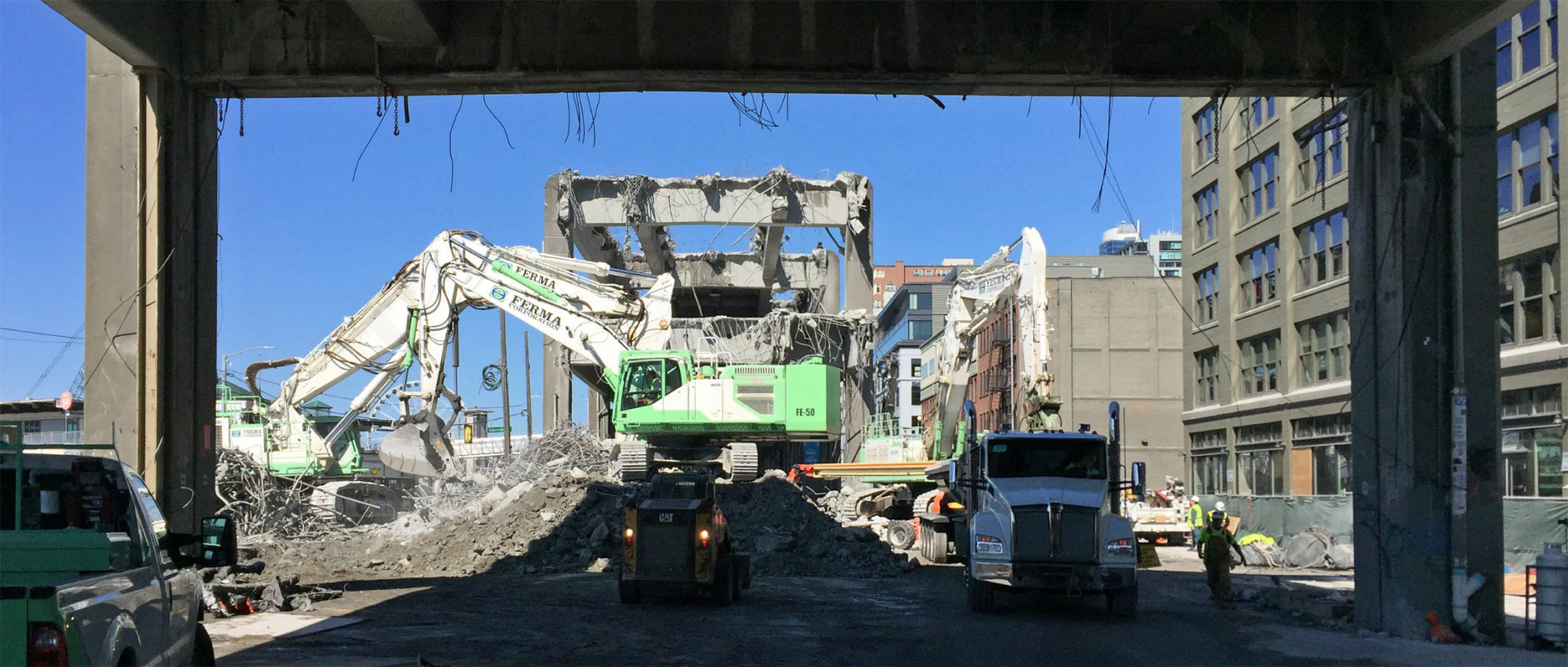 picture of Alaskan Way Viaduct Demolition