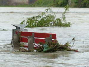 Fload indicating climate changes