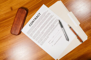 Picture of a contract