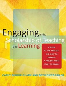 photo of Engaging in the Scholarship of Teaching and Learning book cover