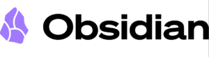 Obsidian software logo