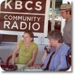 KBCS Radio staff at a community event
