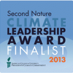 Second Nature Climate Leadership Award Finalist 2013