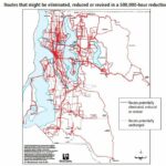 Metro Map of Bus routes