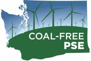 Coal Free PSE Washington State image logo