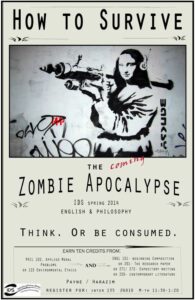 The Zombie Apocalypse Course Poster